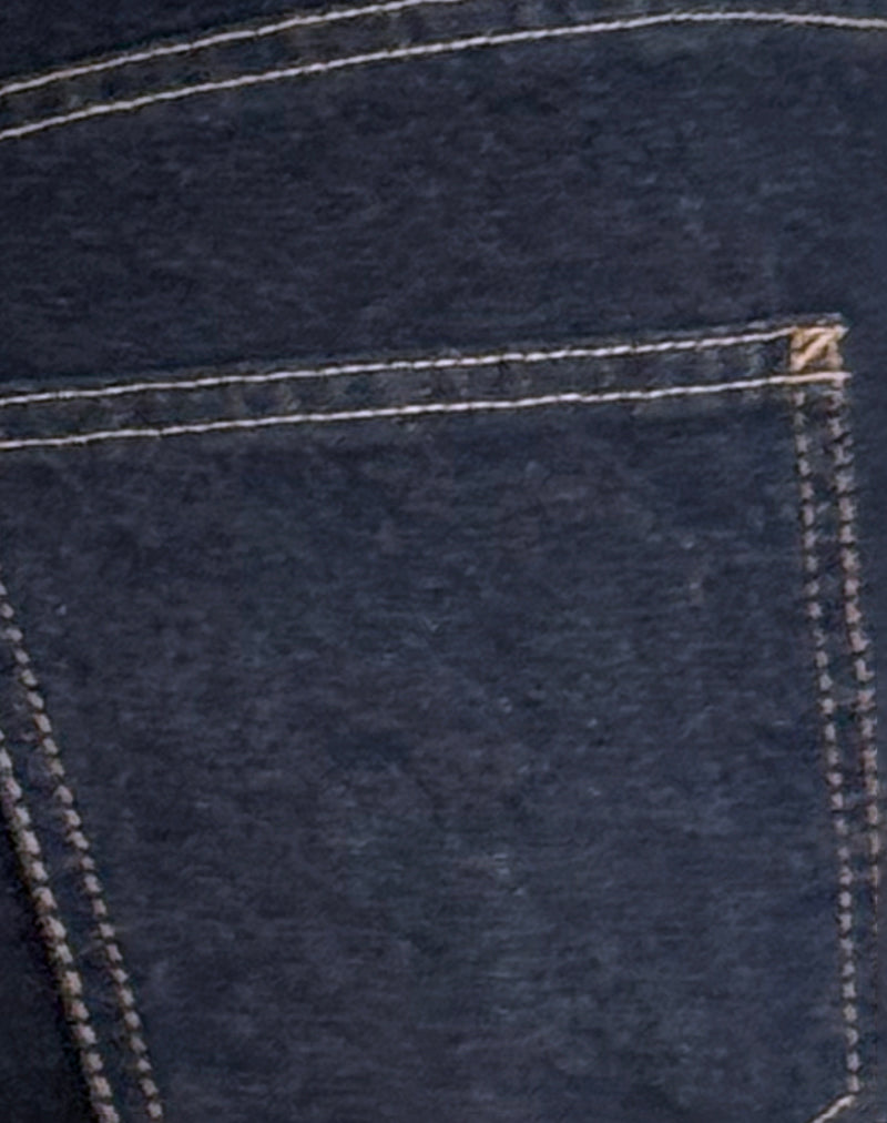 Low Rise Parallel Jeans in Indigo - Image 6