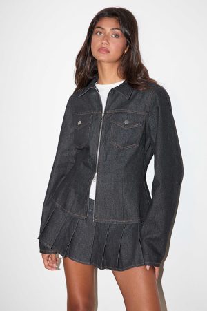 Rohana Jacket in Chambray Indigo